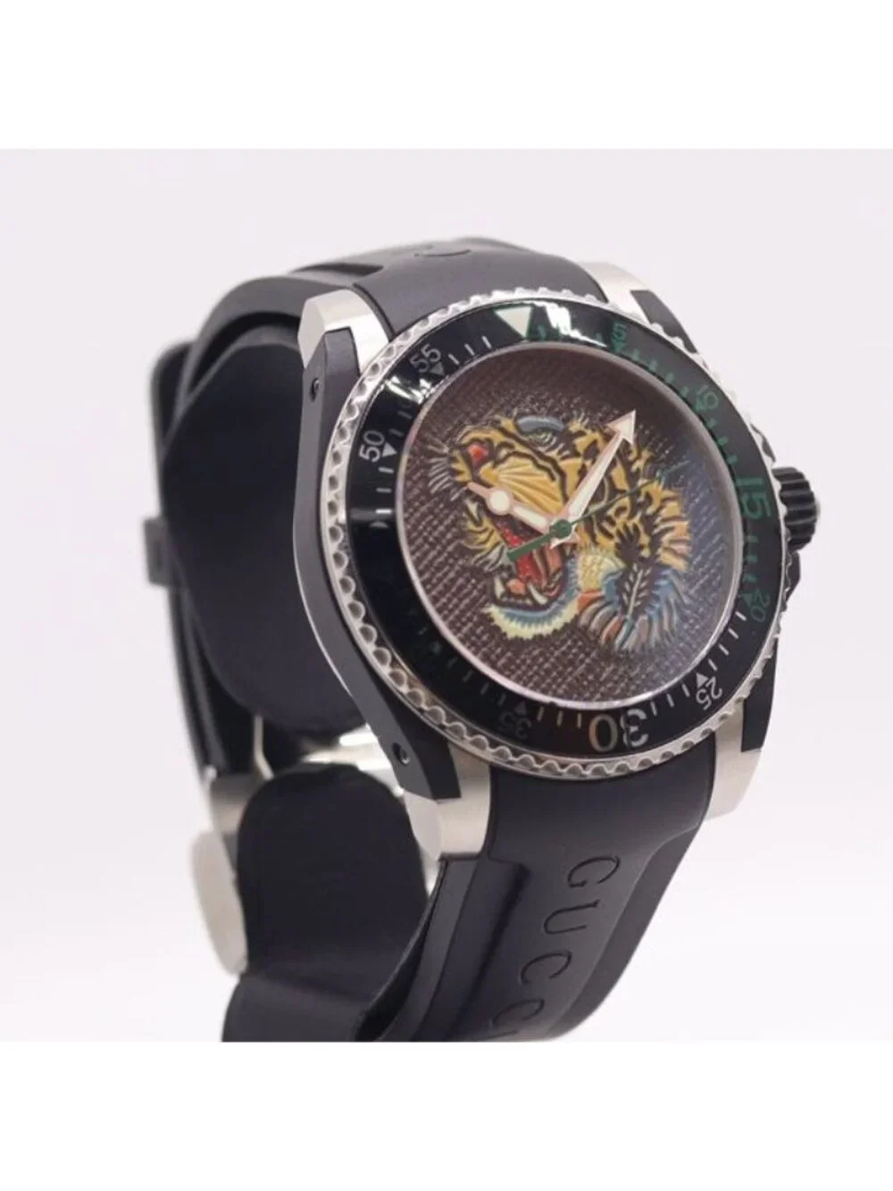 Gucci Dive 136.3 Quartz Tiger Dial Watch